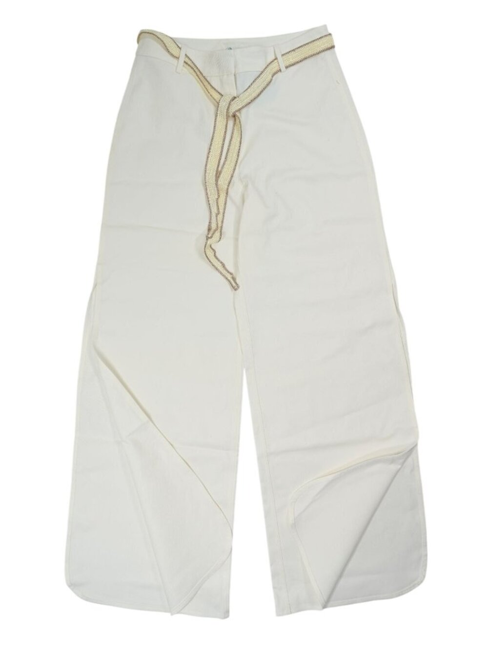 My Beachy Side Side Slit Pants in White